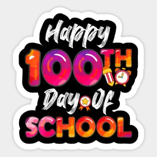 100 Days Yall Student Teacher Happy 100Th Day Of School Sticker